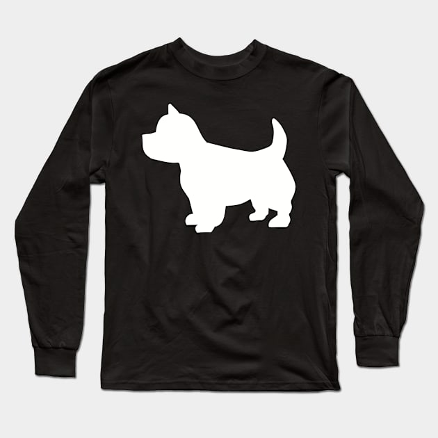 Westie dog Long Sleeve T-Shirt by Designzz